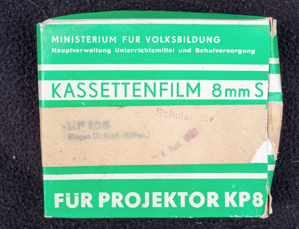 Kassettenfilm 8mm S für Projektor KP8, DDR, "KF125 Ringen" in Ebersbach/Sachsen