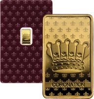 Goldbarren 1g * Krönung King Charles III * Schweiz * 999.9 Gold * Bayern - Landshut Vorschau