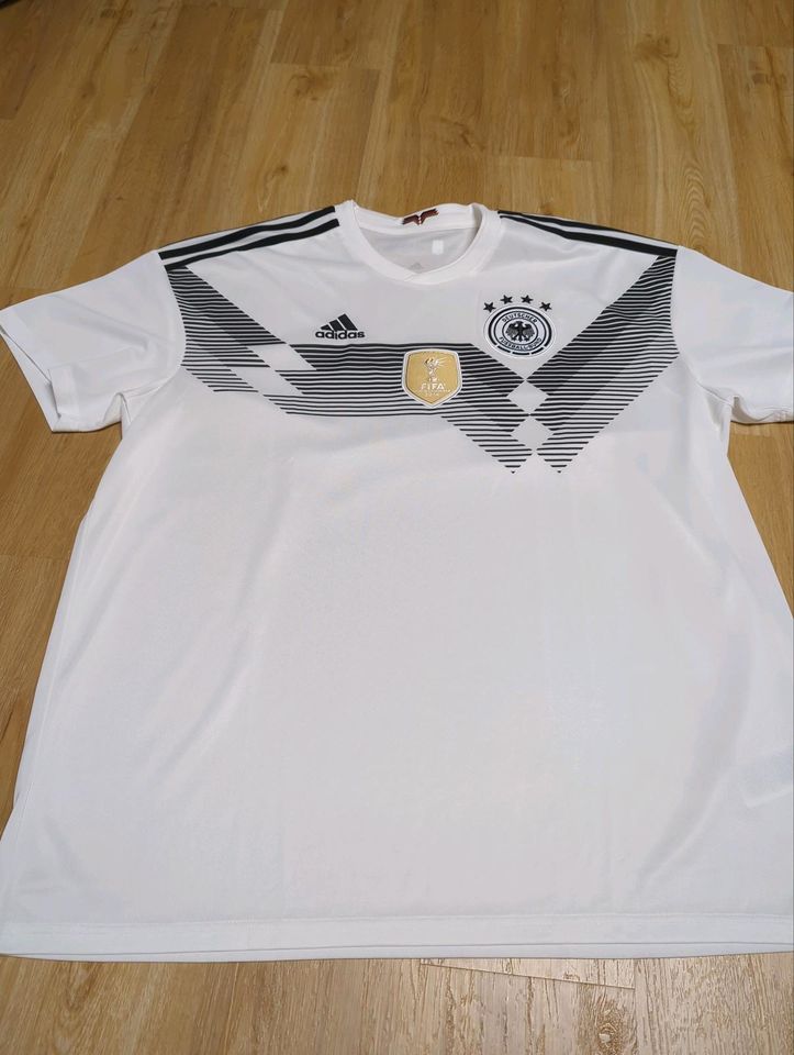 Deutschland Trikot 2014 WM Adidas 4 Sterne 2XL weiß in Hamburg