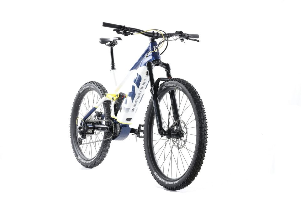 Husqvarna Mountain Cross 5 - 2021 - 48 cm (L) | nur 1376 km | Shimano EP8 (85 Nm) 630 Wh | UVP 4.999 € | 1 Jahr Garantie | E Bike Trekking in Ottobrunn