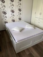 Schönes weißes 1,40m breites Bett mit Stauraum zu verkaufen Nordrhein-Westfalen - Witten Vorschau