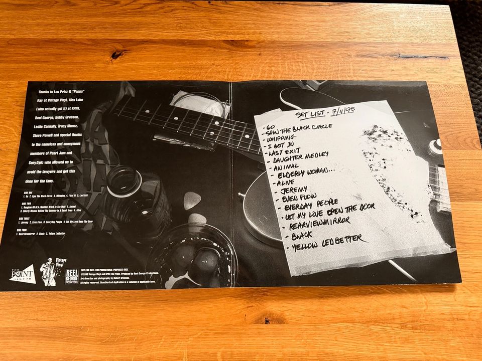 Rare Vinyl: Pearl Jam Spin the Black Circle Promo in Dieburg