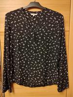 Schöne schwarze Bluse, langarm, Größe M, mit weißem Muster Bayern - Scheßlitz Vorschau