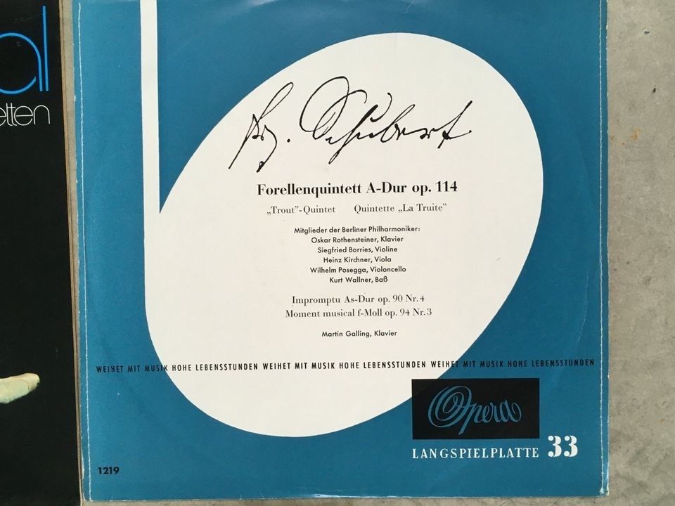 3 Schallplatten LPs Vinyls Ballett Festival Franz Schubert in Osloß