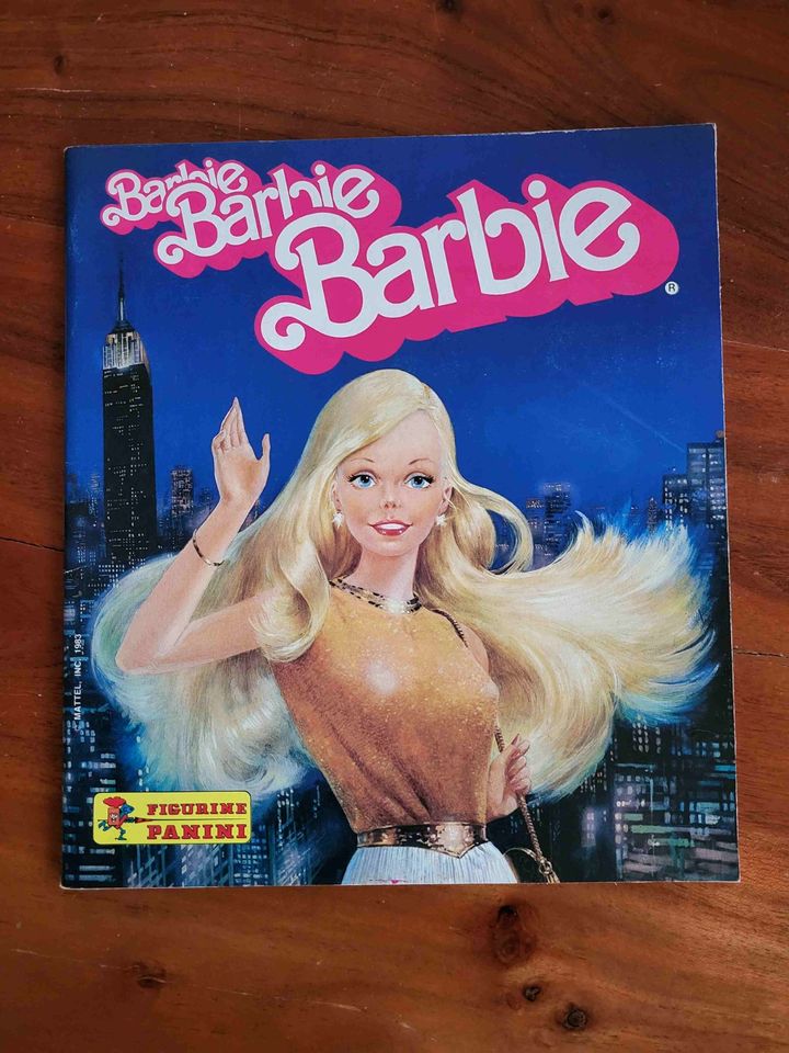 Panini Barbie Barbie Barbie, Sticker-Sammelalbum,1983, vollst. in Horgau