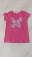 dopo dopo Mädchen T-Shirt in Pink mit Schmetterling Gr. 122 Sachsen-Anhalt - Bernburg (Saale) Vorschau