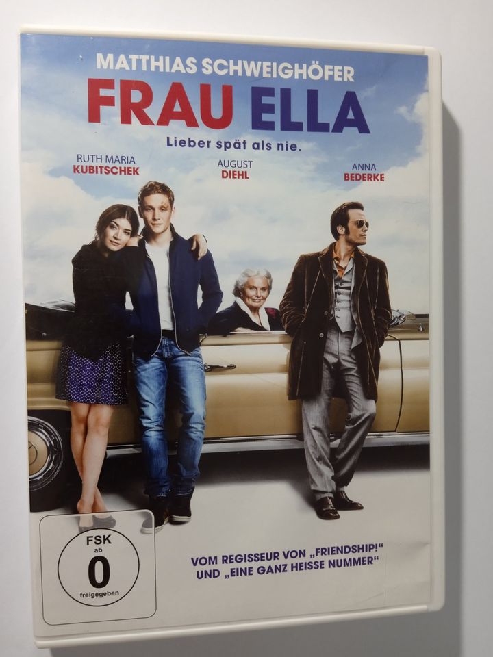 DVD "FRAU ELLA" Matthas Schweighöfer + Ruth Maria Kubitschek in Leipzig