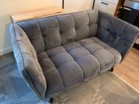 Sofa Couch Zweisitzer in Samtgrau 145 cm x 85cm Rheinland-Pfalz - Koblenz Vorschau