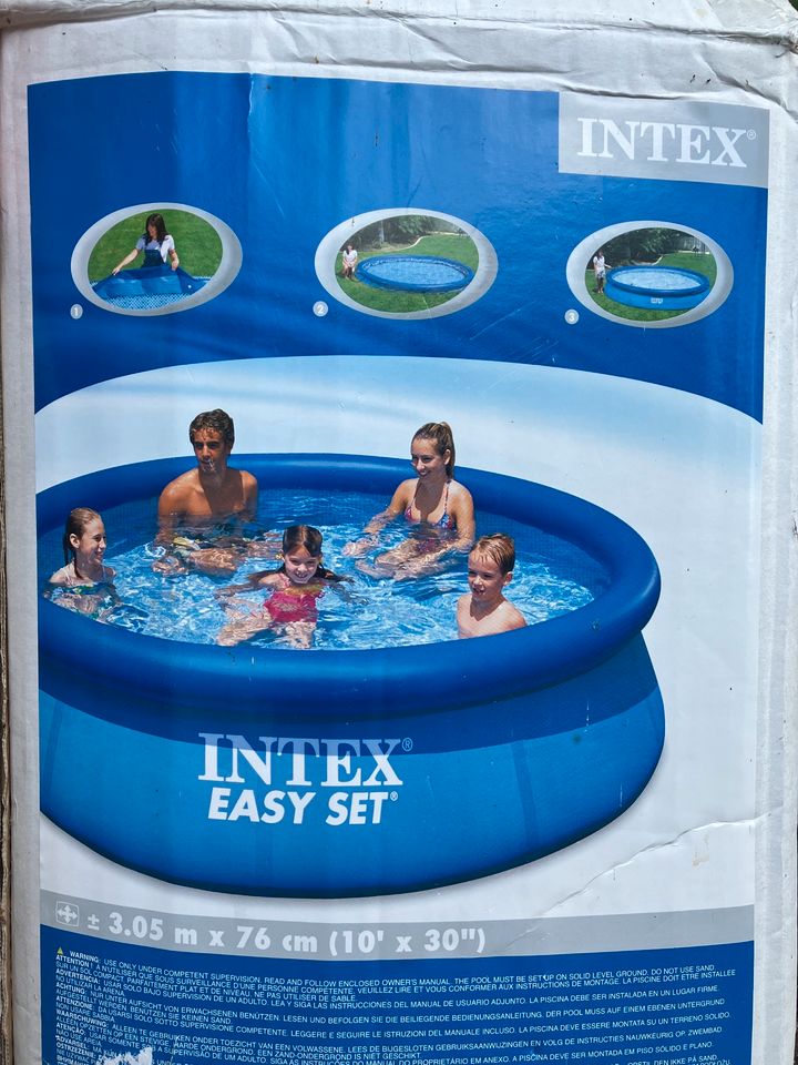 Neuer Pool unbenutzt Intex 3,05 x 0,76 m easy Set in Weinböhla