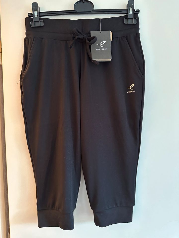 NEU Energetics Sport Hose Joggpant Caprihose schwarz 36 S in Wentorf