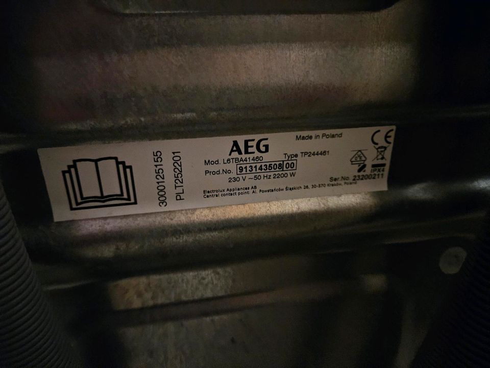 AEG 6000 Prosense Lavamat Toplader Waschmaschine TP244461 in Nordstemmen