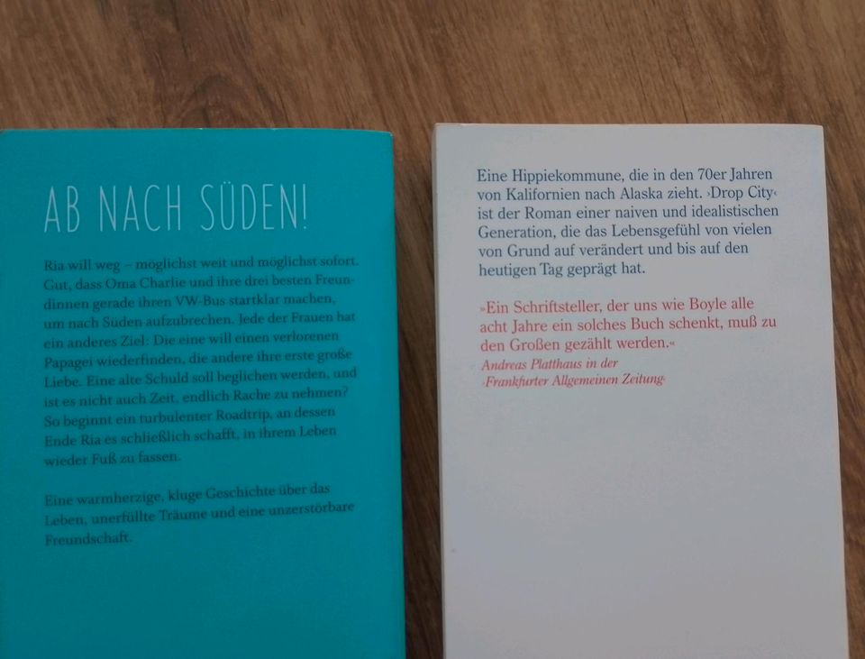 2 Bücher Romane Hippie drop city es muss dunkel sein in Schwelm