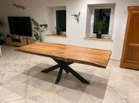 Neue Esstische 220×100 Akazie massiv Holz baumkante Bayern - Obernburg Vorschau