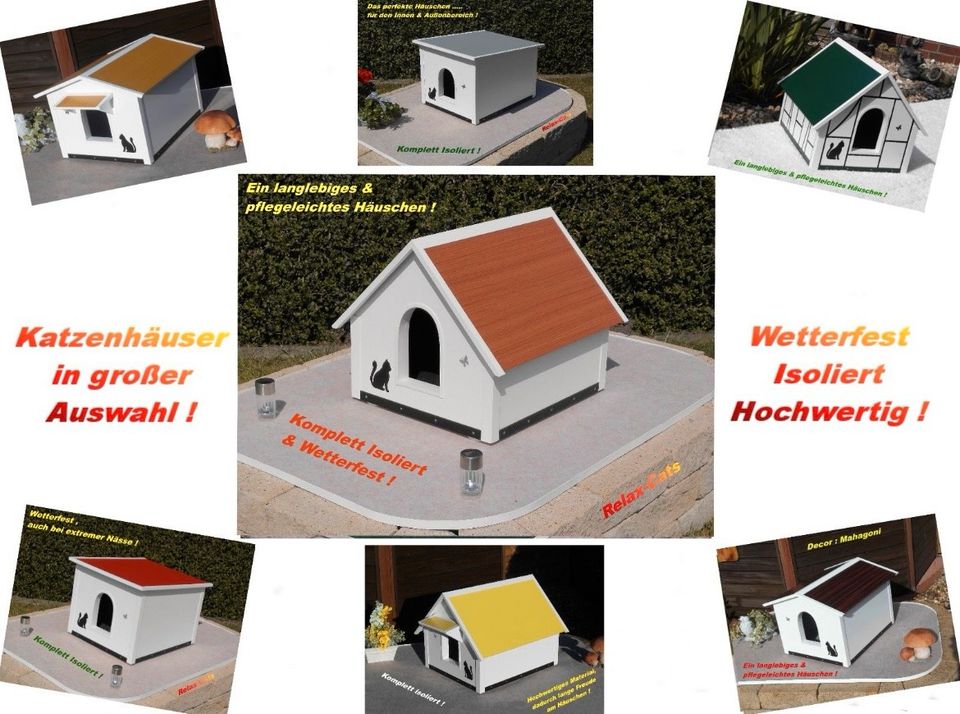 Katzenhaus, *wetterfest* *voll isoliert* in Großefehn