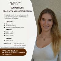 Online Ferienkurs Rechtschreibung und Grammatik Nachhilfe Deutsch München - Altstadt-Lehel Vorschau