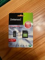 Intenso SD Karte 16gb inkl. Card Reader Mecklenburg-Vorpommern - Jatznick Vorschau