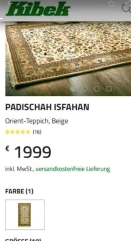 ❣️Padischah Orientteppich 250X350cm in Sexau