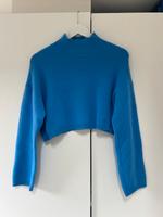Zara Strickpullover Pullover Weich Blau mit Kragen M Niedersachsen - Wilhelmshaven Vorschau