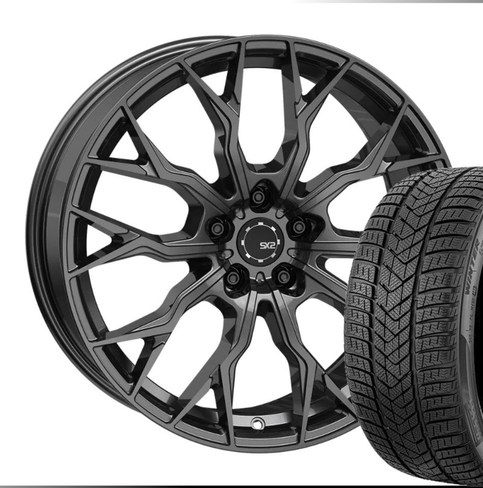 19 Zoll SX-WHEELS SX2 Sommerkompletträder 5x120 Sommerräder Sommerreifen Felgen Alufelgen für BMW 3er F30 F31 M335i M340i 4er F32 F33 F36 Gran Coupe M435i M440i M-Performance GTS CSL M3 M4 Competition in Hagen