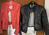 Schwarze Gibsy Leder Jacke + rote Lederjacke Hessen - Neuental Vorschau