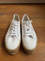 Weiße Superga Plateau Sneaker Bast Turnschuhe München - Au-Haidhausen Vorschau