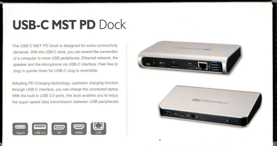 Laptop Dockingstation "USB-C MST PD Dock" in Sachsenheim