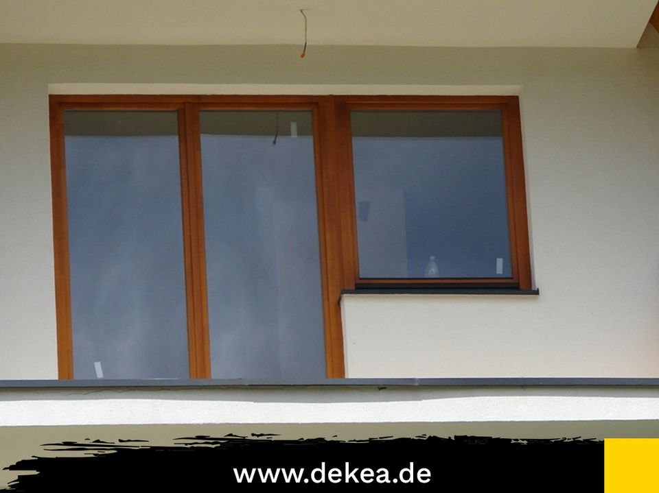 Holzfenster Schaufenster nach Maß Festverglasung Holz Fenster aus Polen Zweifachverglasung in Dresden
