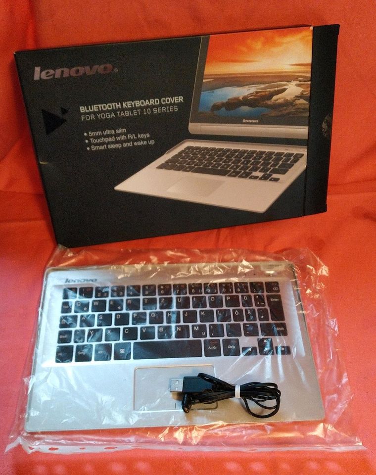 Lenovo Yoga Tab 10 incl. Buchhülle und 2x Bluetooth Tastatur in Hennef (Sieg)