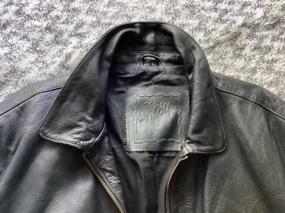 Herren Lederjacke von Gipsy Gr:L in Braun schwarz in Hamburg