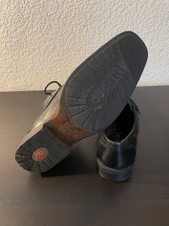 Bugatti Herren schnürschuhe Leder Business Anzug Casual schwarz in Backnang