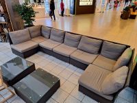 Couchgarnitur XXL Outdoor, Tischen, Glasplatten und Kissen, Rostock - Stadtmitte Vorschau