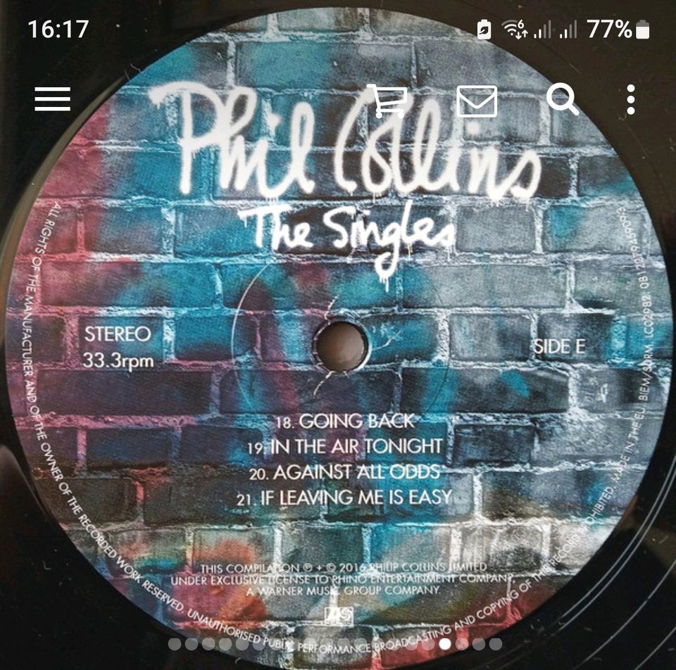 PHIL COLLINS THE SINGLES BOX - ultra selten in Oberhausen