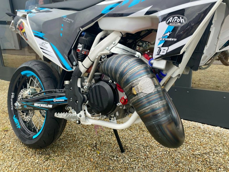 Vent 125 2-Takt Supermoto SM EXC A1 12 PS, ex HM Moto FP-Spezial in Wiesau