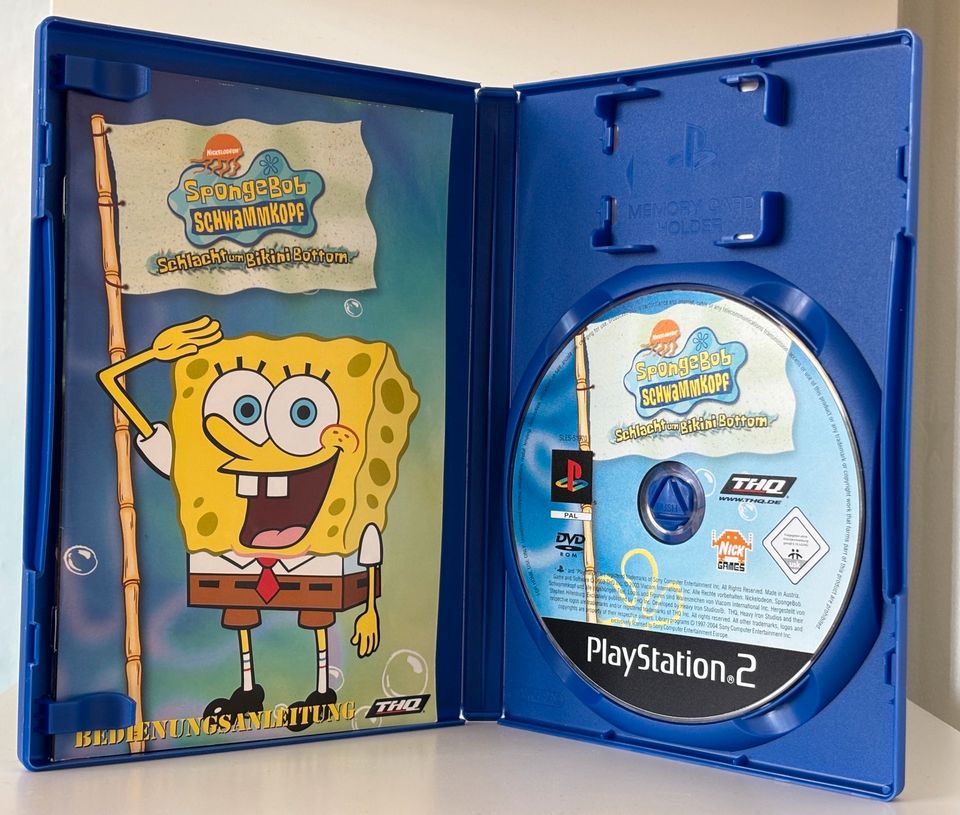Sony PlayStation 2 Spongebob Schlacht Um Bikini Bottom in Malchin
