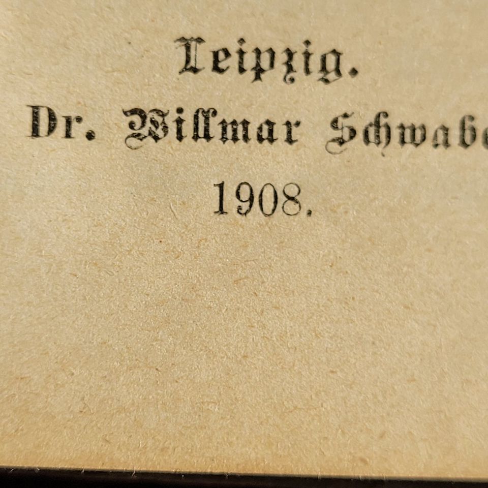 Medizinisches Taschenwörterbuch von 1908 / vor 1. Weltkrieg in Bremen