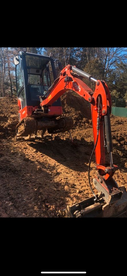 Minibagger zu Vermieten Mieten Kubota Baggerarbeiten Beste Preis! in Bad Homburg