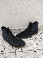 AM Chelsea Boots,Gr 45, Blau, Leder Bremen - Borgfeld Vorschau