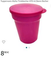 Tupperware 2 Becher & Deckel Aloha 470 ml brombeer Bayern - Münster Vorschau