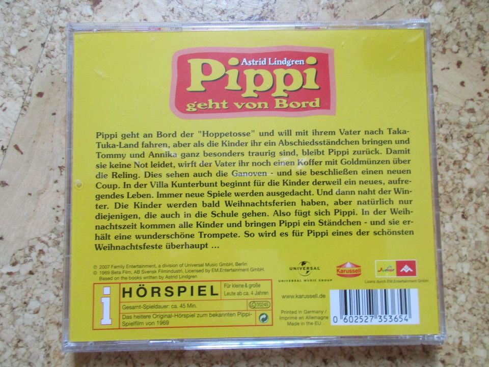 Hörspiel-CD  Pippi geht von Bord in Drochtersen