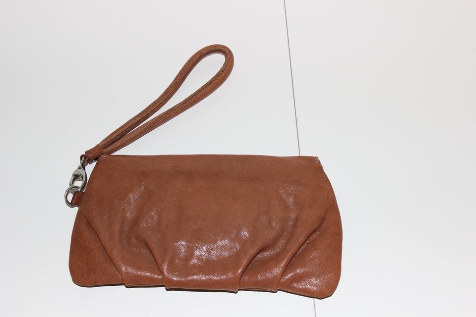 LIEBESKIND Clutch-Tasche Leder Braun Portemonnaie Geldbörse in Duisburg