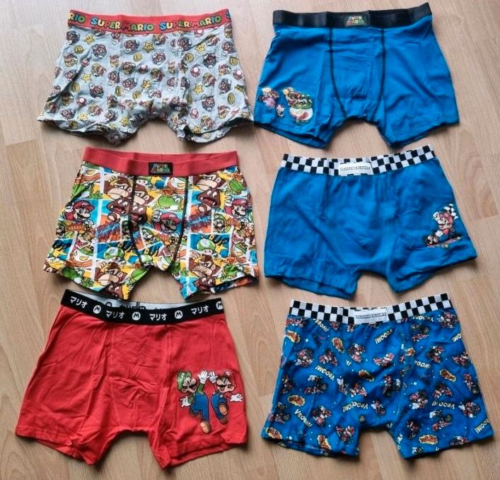 SUPER MARIO Boxershorts, unterschiedliche Motive, Gr. 170 - NEU in Kaiserslautern