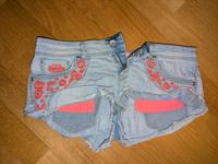 Superdry Hotpants W26 pink Jeans Blumenmuster Baden-Württemberg - Konstanz Vorschau