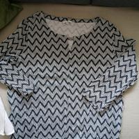 Tom Tailor Bluse blau weiß Größe 38 Bayern - Würzburg Vorschau