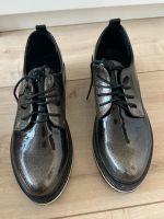 Elegante Ausgeh Schuhe Größe 39 schwarzmetallic Hessen - Nauheim Vorschau