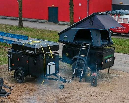 Dachzelt offroad kofferanhänger 750kg mit Reling für DZ NEUfahrze in Herne