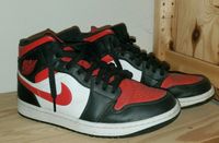 Air Jordan 1 mid (black/fire red-white noir/blanc/rough feu) Brandenburg - Potsdam Vorschau