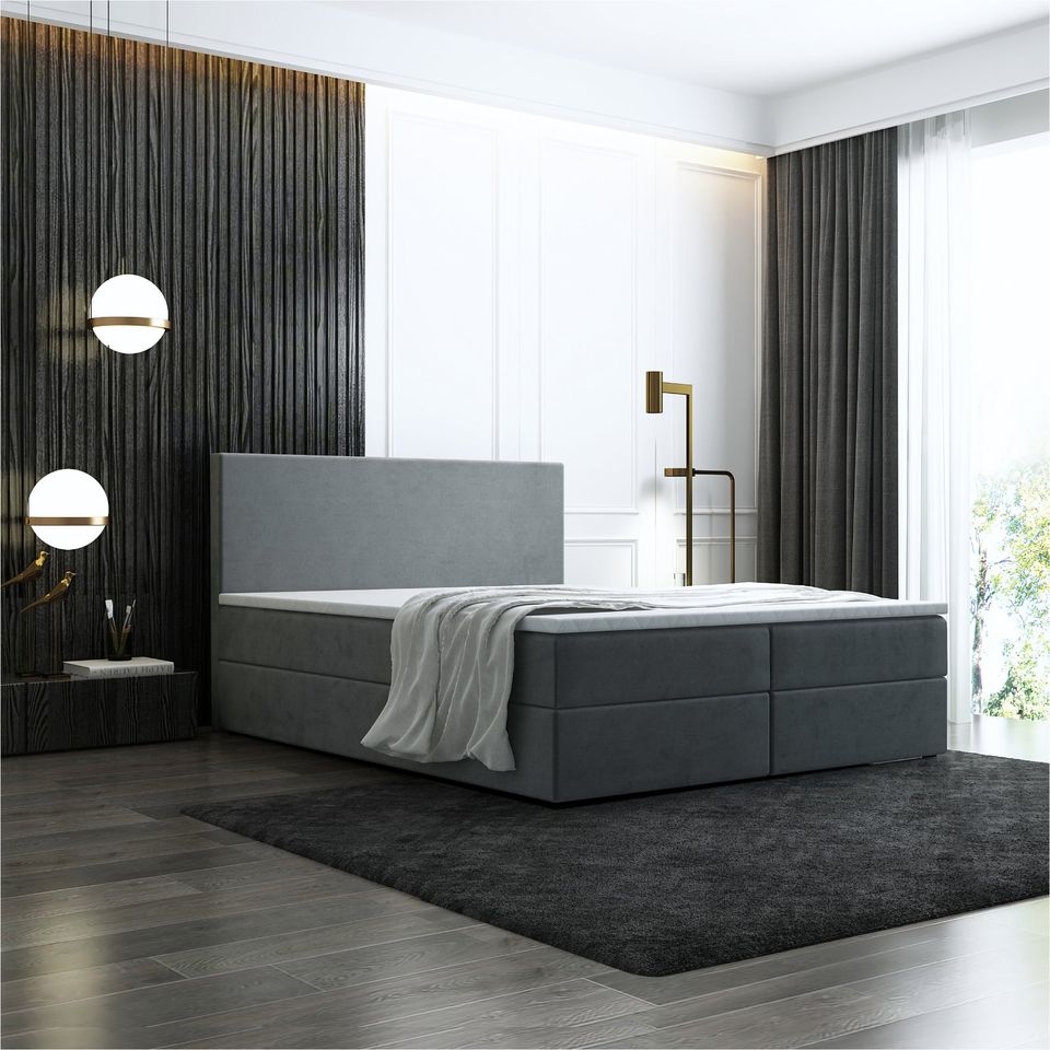 Boxspringbett 140x200 Neu Topper Montage Samt mehr Modelle Farben in Dortmund