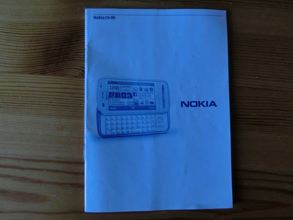 Nokia C6-00 Gebrauchsanleitung Handbuch Beschreibung Anleitung in Brandenburg an der Havel