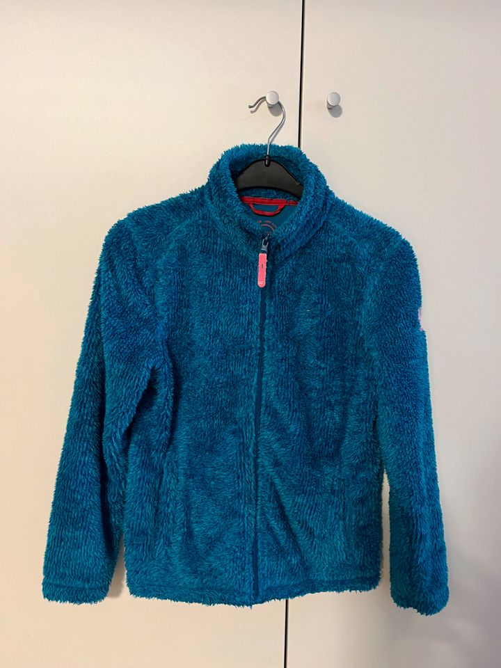 Teddy fleece Jacke blau 152 in Grainet