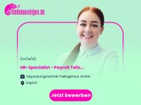 HR-Specialist - Payroll (m/w/d) Teilzeit Nordrhein-Westfalen - Zülpich Vorschau